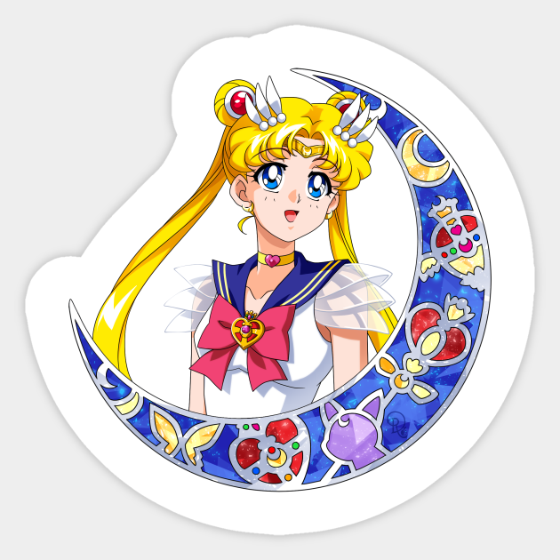 Super Sailor Moon Saior Moon Sticker TeePublic